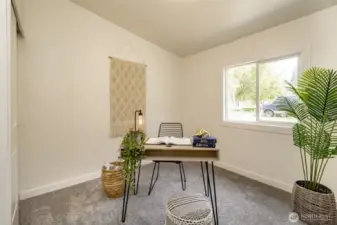 This is bedroom 2 at the West side of the house.