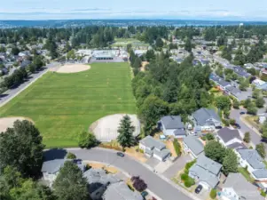 Easy walk to Honey Dew Elementary and Athletic Field