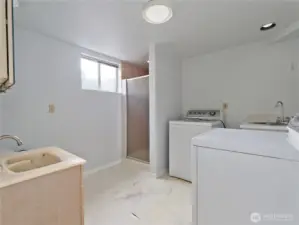 Bathroom on lower level