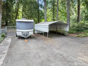 RV/Boat/Toy parking plus extra covered space
