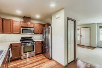 Enjoy the SS appliances. Also has a pantry.