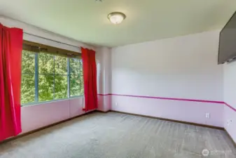 2nd bedroom on the 2nd level.The bedrooms are all good sized.