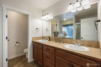 Primary bath has fantastic layout.