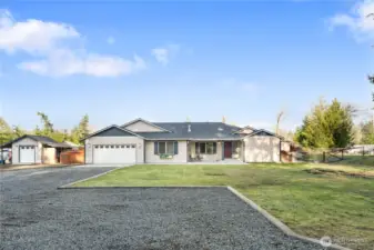 Perfect private location: check! Luxurious home on gated estate like acreage and surroundings? Check! Absolutely turn-key and ready for you to move in and celebrate life every day? Check! It's all here for you!