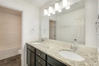 Few things in life start one's day better than the luxury of a double vanity to enhance the morning routines!