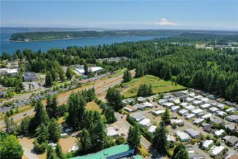 Aerial View of neighborhood and surrounding community