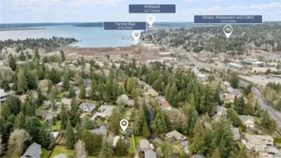 This prime location offers easy access to shops, restaurants, and outdoor recreation, all within minutes of the home. With Yarrow Bay, Kirkland, and major conveniences nearby, enjoy the perfect balance of nature and city living.