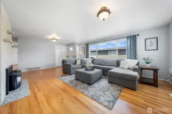 Beautiful hardwood floors.