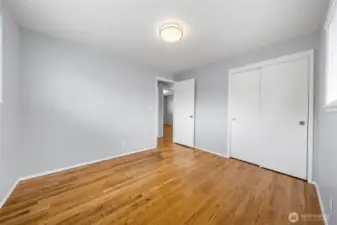 All bedrooms are nice size.