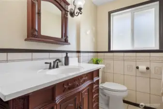 Main floor full bathroom.