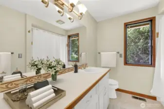Upstairs main bath.