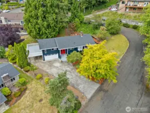 Front View of this move in ready updated split level