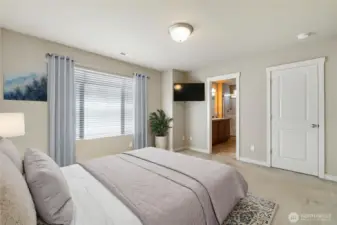 Primary Bedroom  Virtually Staged