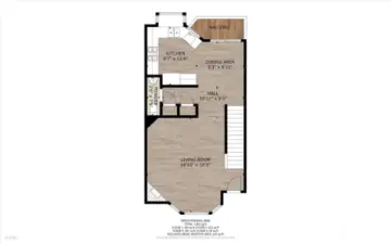 Main level floor plan
