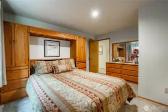 Another guest bedroom on the lower level.