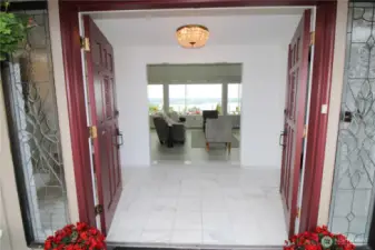 This stunning property offers an elegant marble entry and epic views from the moment you enter