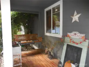 Covered Deck Porch Swing