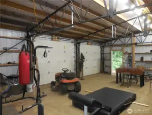 Inside that Huge Shop Garage, Wow!!