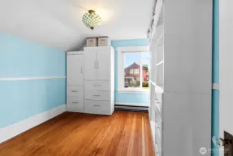 Comfortable third bedroom perfect for guests or home office