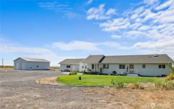 Welcome Home! Beautiful 360 degree views abound from this rambler on shy 5 acres.