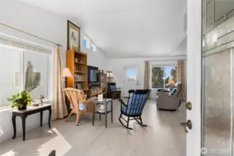 Front entry foyer, large enough for its own sitting area!