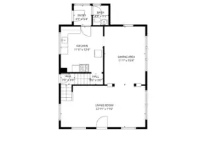 Main Level Floorplan