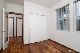 Large Windows and Closet for Storage