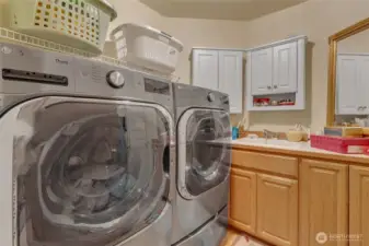 Main level laundry room