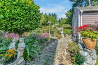 Meticulously landscaped grounds