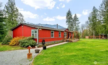 BUILD your OWN HOBBY FARM, you've got a great start w/ this amazing chicken coop in the back of this photo