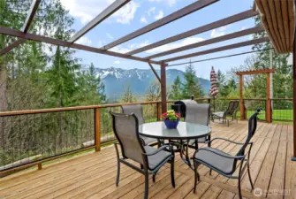 Back deck, covered.  14 x 20