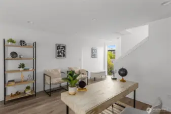 Enjoy the comfort of a quiet lounge area with direct access to natural light.
