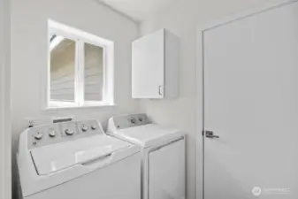 Main floor laundry