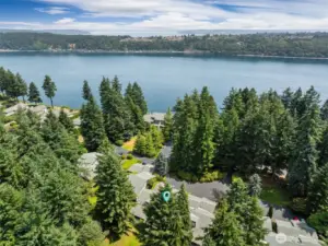 You can see how close you are to the community waterfront.