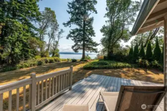 Sunbathe, relax, entertain on the expansive decks