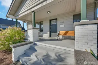 What is not to love about the front porch. Let's have a look inside, you will be very impressed.