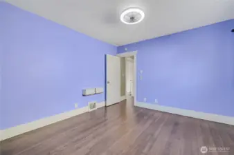Another view of the 2nd downstairs bedroom.