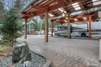 WATER FEATURE ON IN THE ISLAND WITH PRISTINE LANDSCAPING