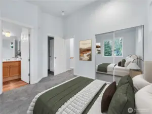 Virtually staged for visual inspiration only.