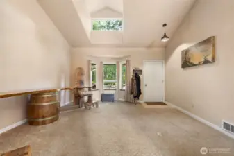 Living room & front door