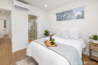 Mini splits in each bedroom and on main floor. **staged unit B**