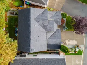 Overhead aerial of the property.