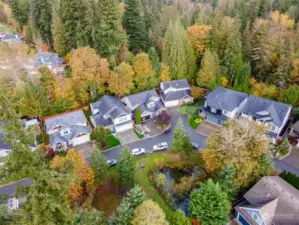 Aerial. This home offers easy access to shopping, freeways, and trails.