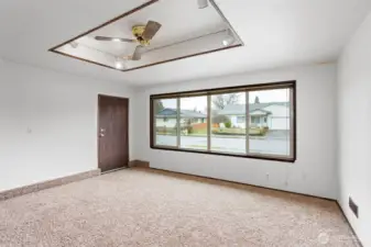 Bonus room with EV charging outlet