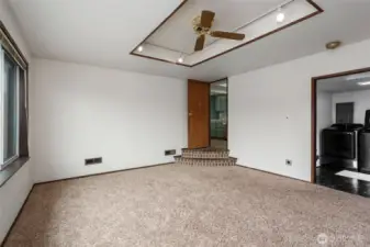 Bonus room with EV charging outlet