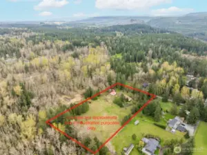 Lines in drone photo are approximate and for illustrative purposes only.
