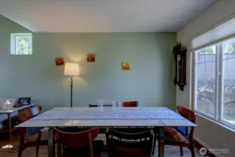Another angle of the dining room.