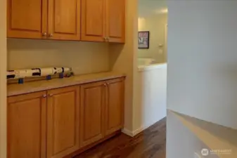 Hall nook - look at all that storage!