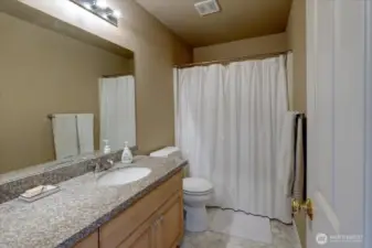 Main bath upstairs.