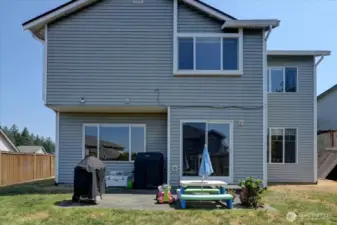 Back of the home.